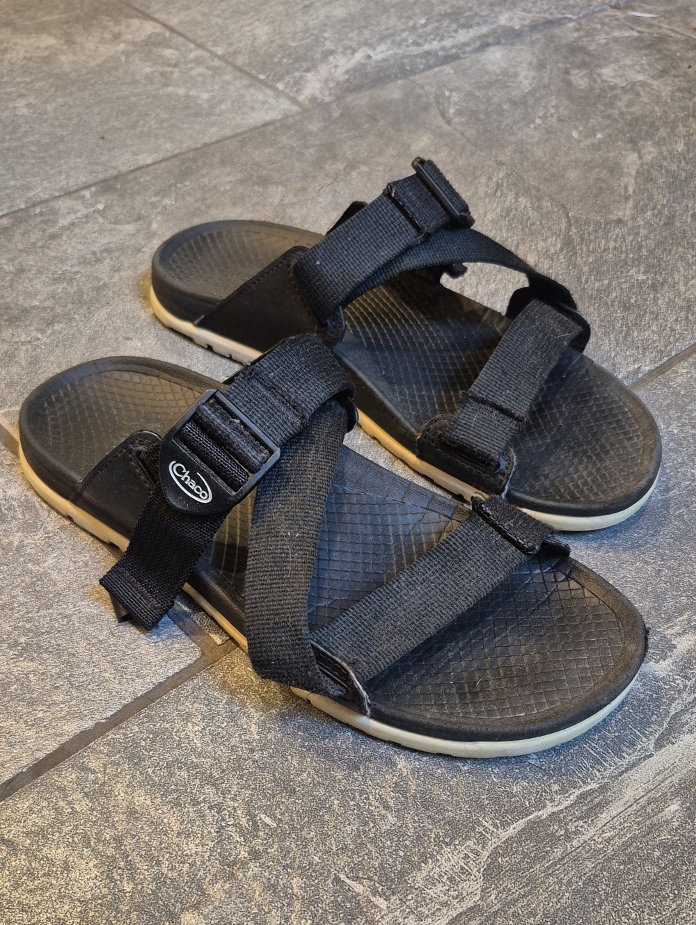 Chaco Black Sandals Slide On
